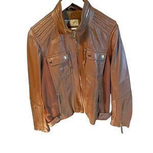 Michael Kors Leather Jacket XL